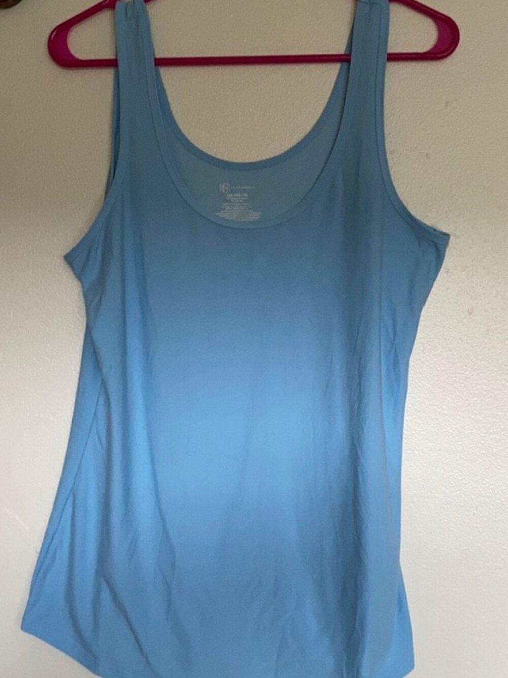 light blue tank